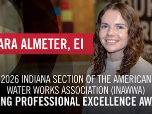 American Structurepoint’s Clara Almeter Named Inaugural INAWWA Young Professional Excellence Award Recipient