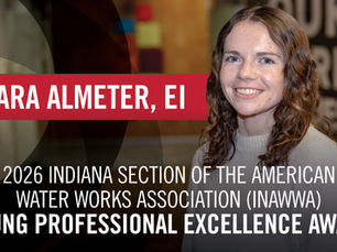 American Structurepoint’s Clara Almeter Named Inaugural INAWWA Young Professional Excellence Award Recipient