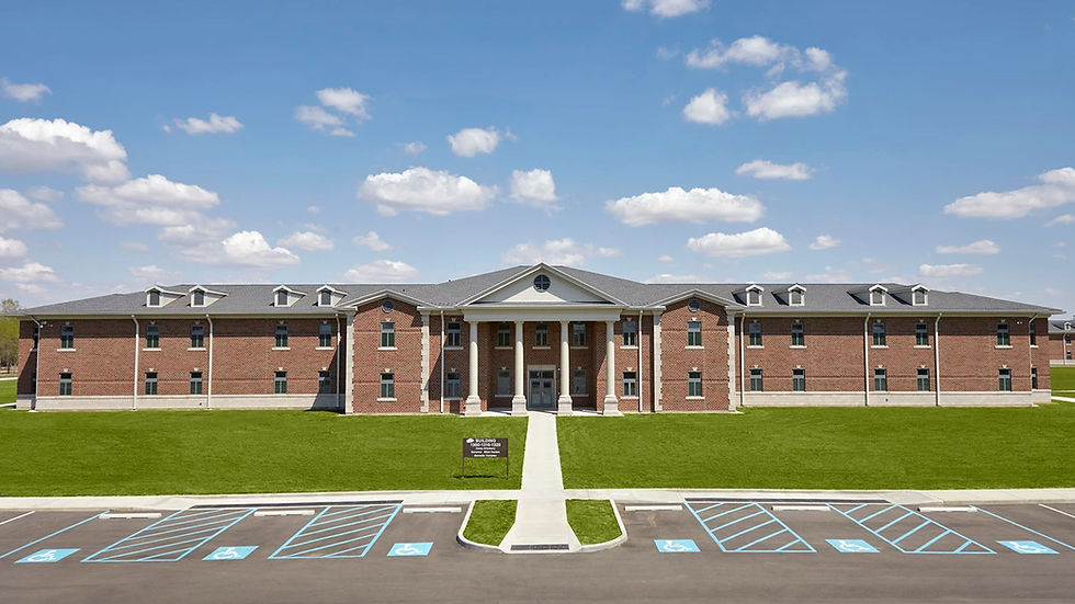 Indiana national guard mitch daniels barrax building