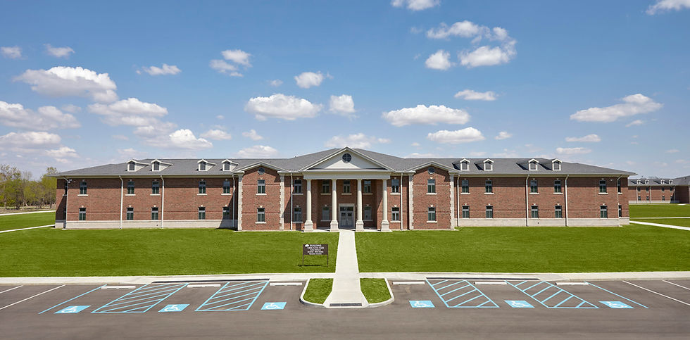 Indiana national guard mitch daniels barrax building