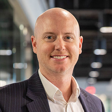 Marketing and communications services professional smiling