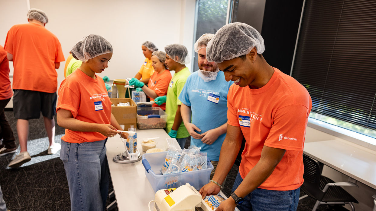 Team volunteering as part of employee benefits and perks