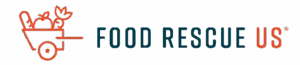 Food Rescue US logo featuring a wheelbarrow with vegetables