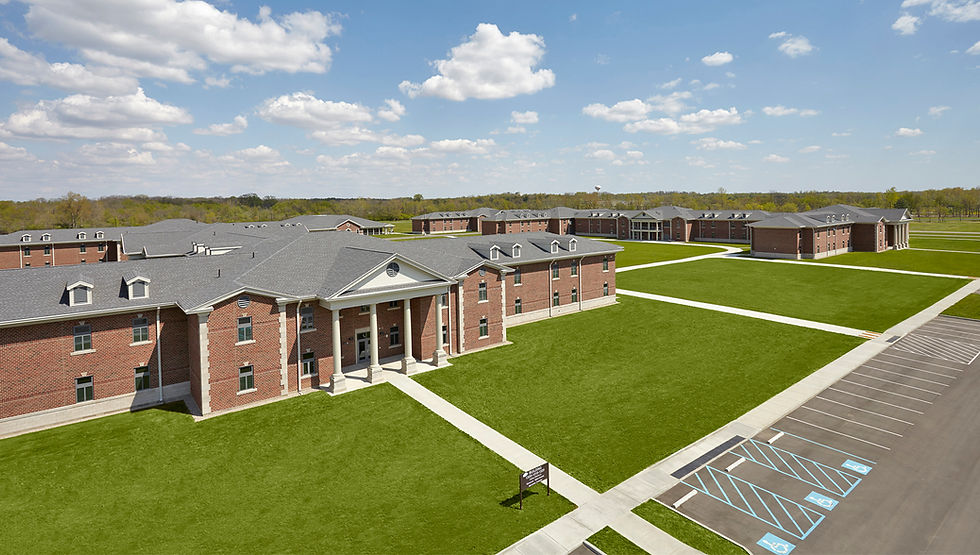 Indiana national guard mitch daniels barrax building