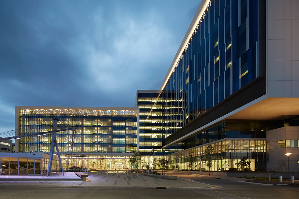 Modern building showcase for structural engineering services