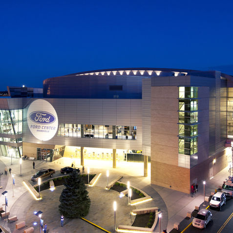 Structural engineering services for Ford Center building.