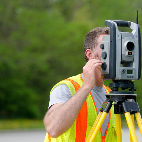 Surveyor using American Structurepoint services and expertise.