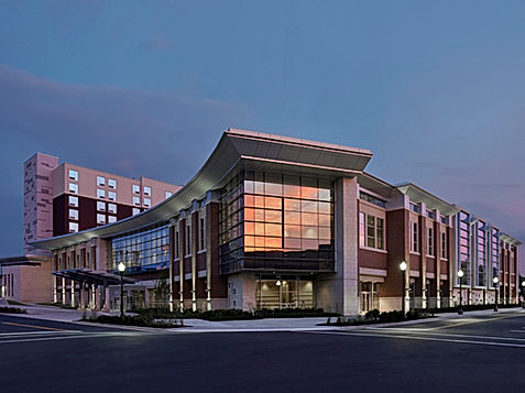 Modern architecture and interior design services for commercial buildings.