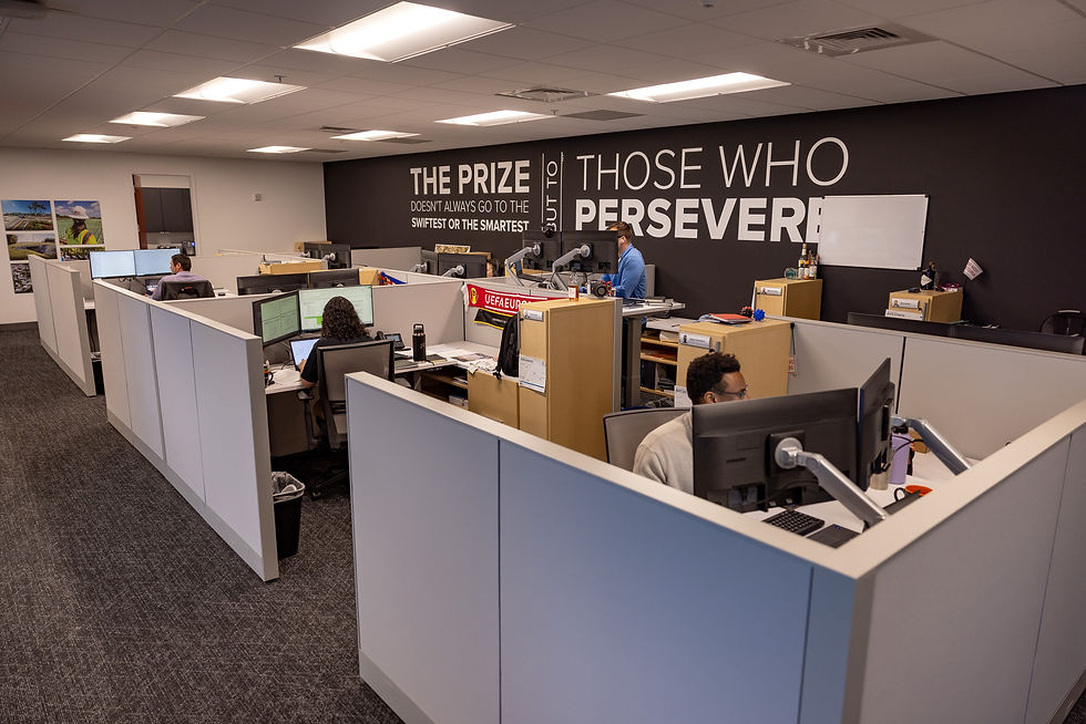 Cubicles in american structurepoint office
