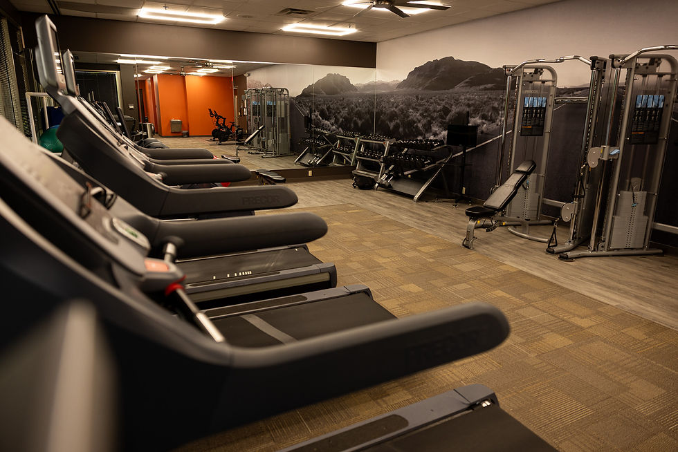 Gym at Indy HQ office