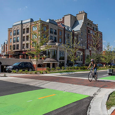 Urban planning and economic development services in a vibrant city.
