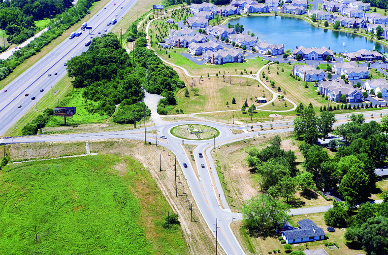 Westfield Boulevard and 96th Street Roundabout