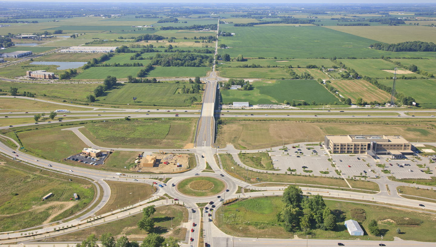 Olio Road over I-69 Bridge