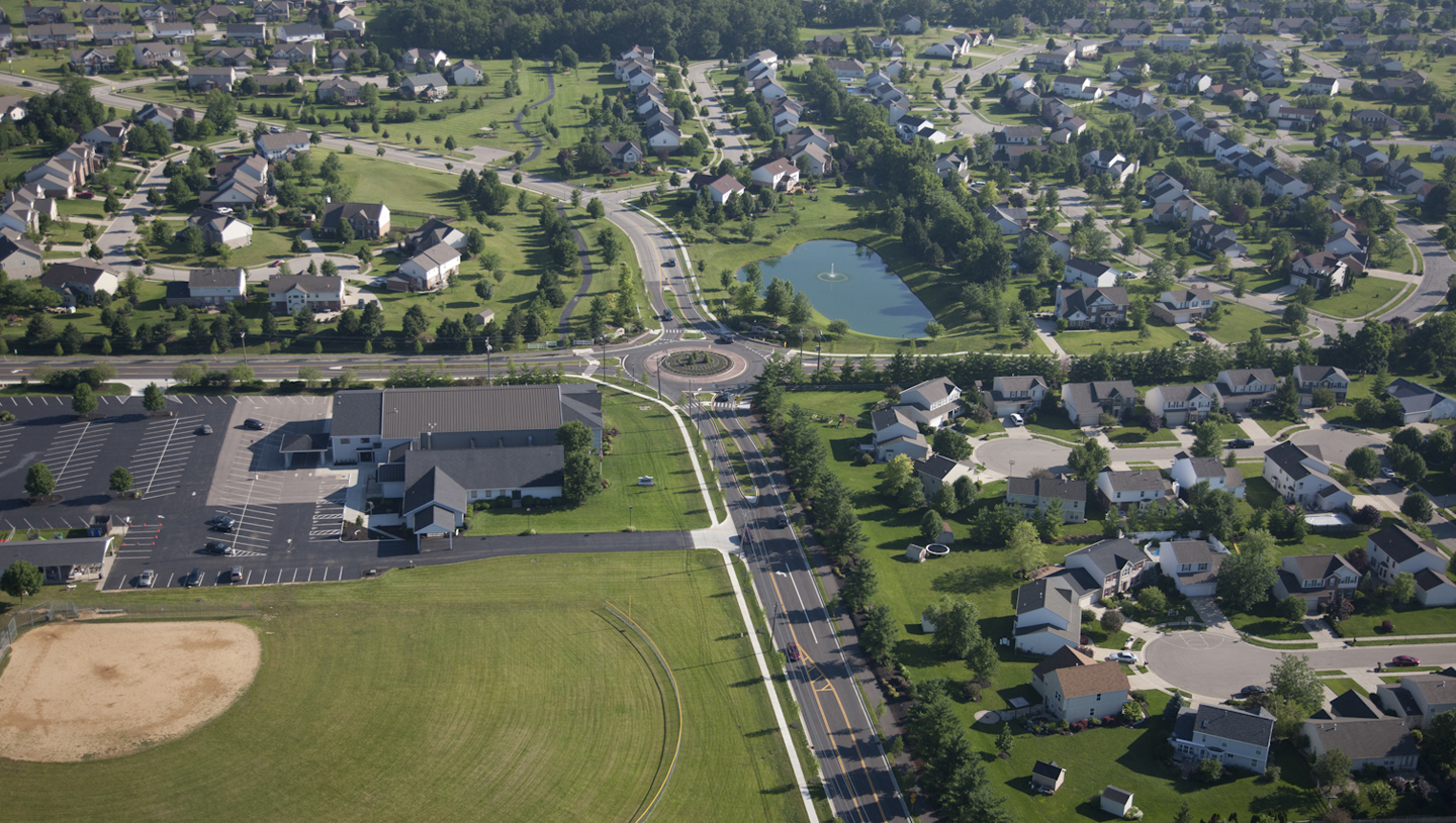 Mason Road and Hickory Woods Drive Roundabout