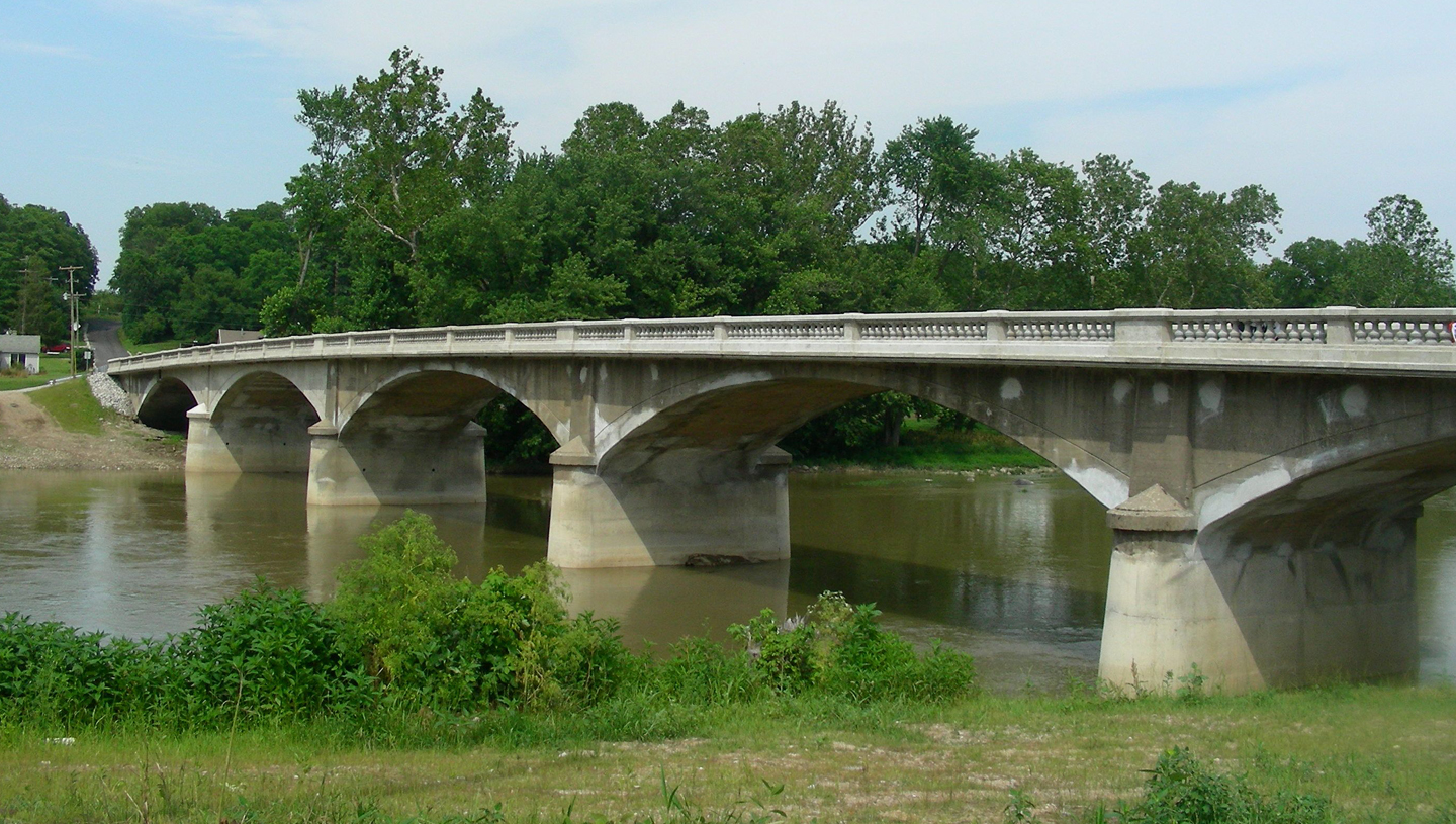 CR 825 E over Wabash River Bridge