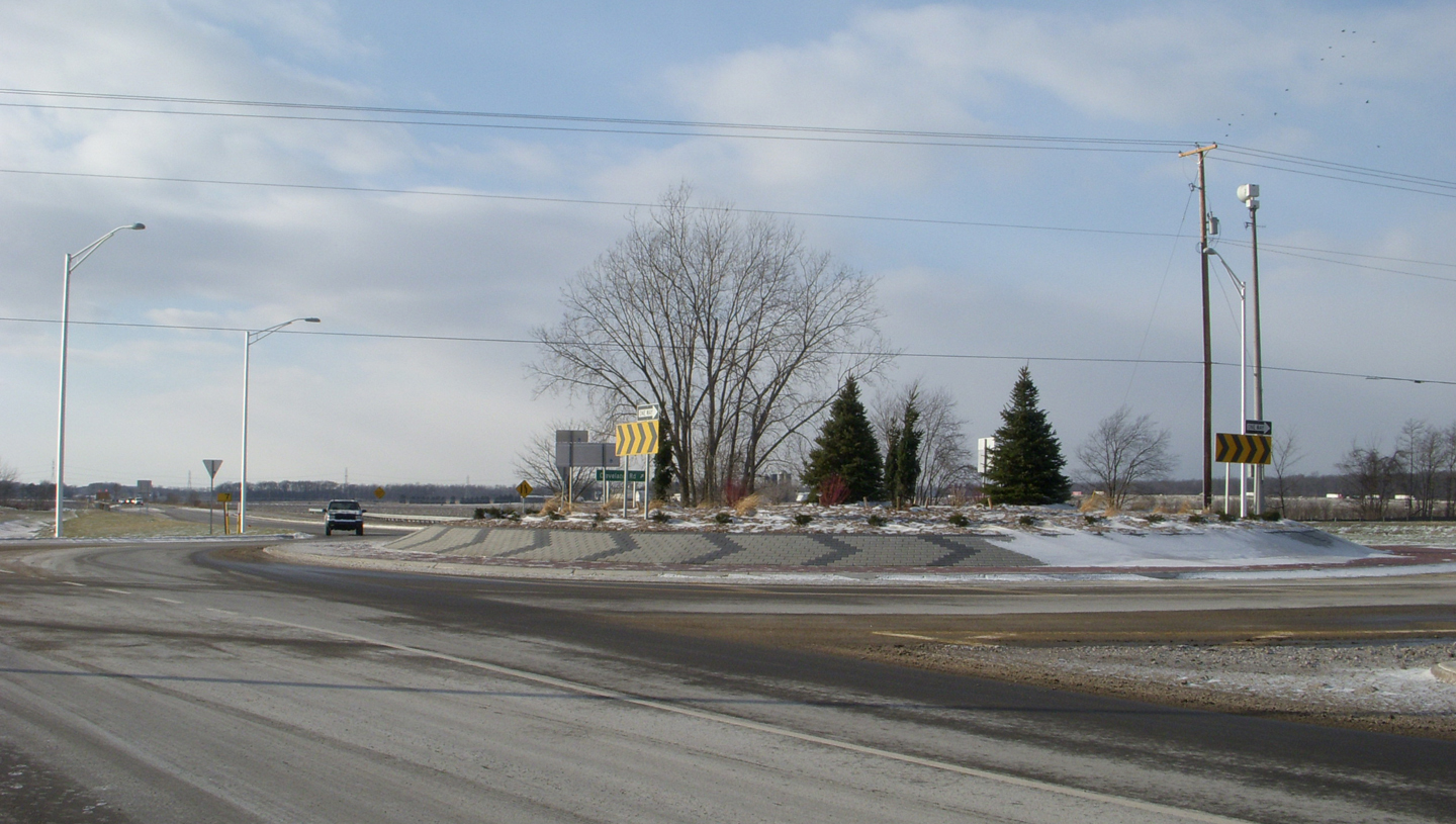 Cleveland Road and Bittersweet Road Roundabout