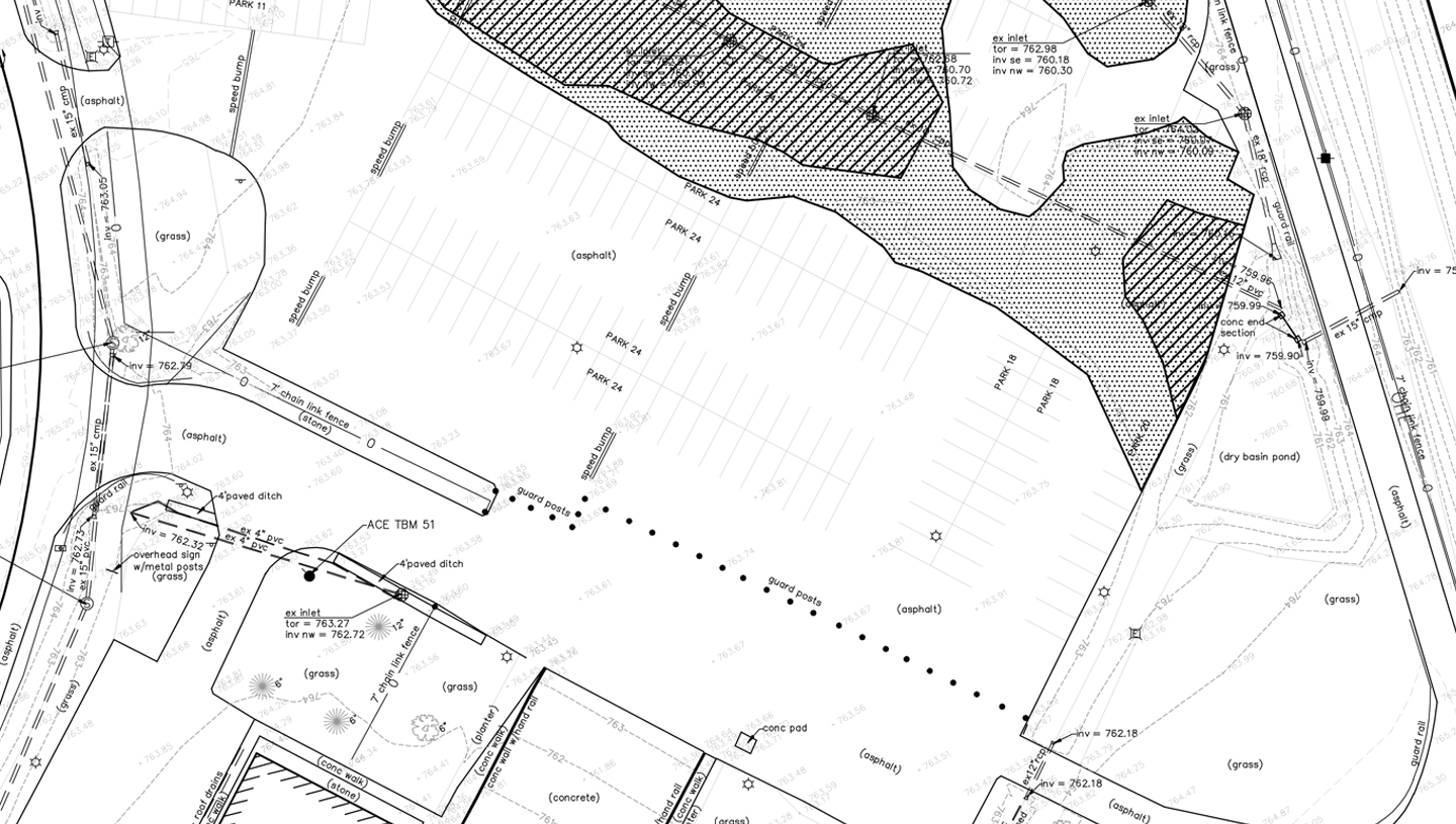 Caterpillar Site Parking Lot Addition and Drainage Study