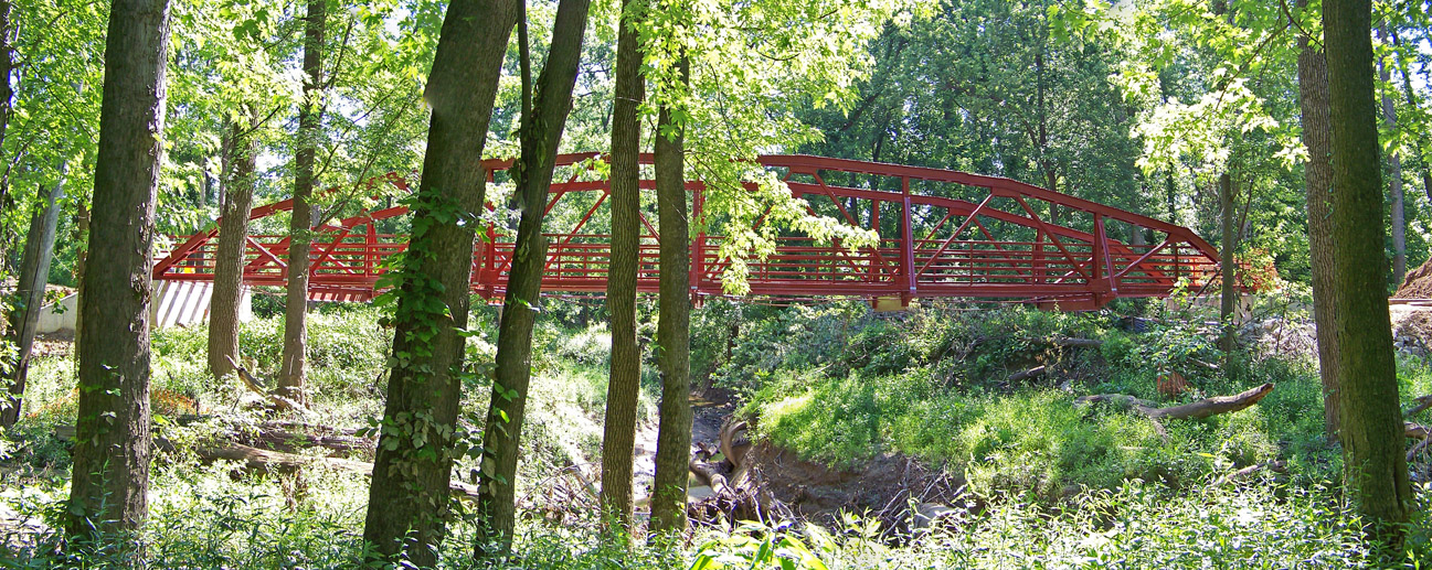 Rivertown Trail over Unnamed Ravine Bridge