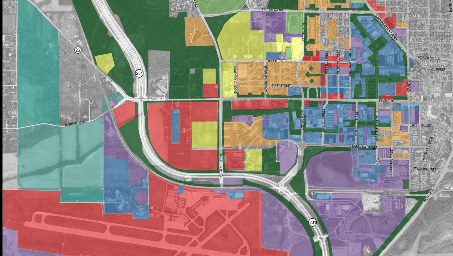 Land Use Plan for Purdue University Area