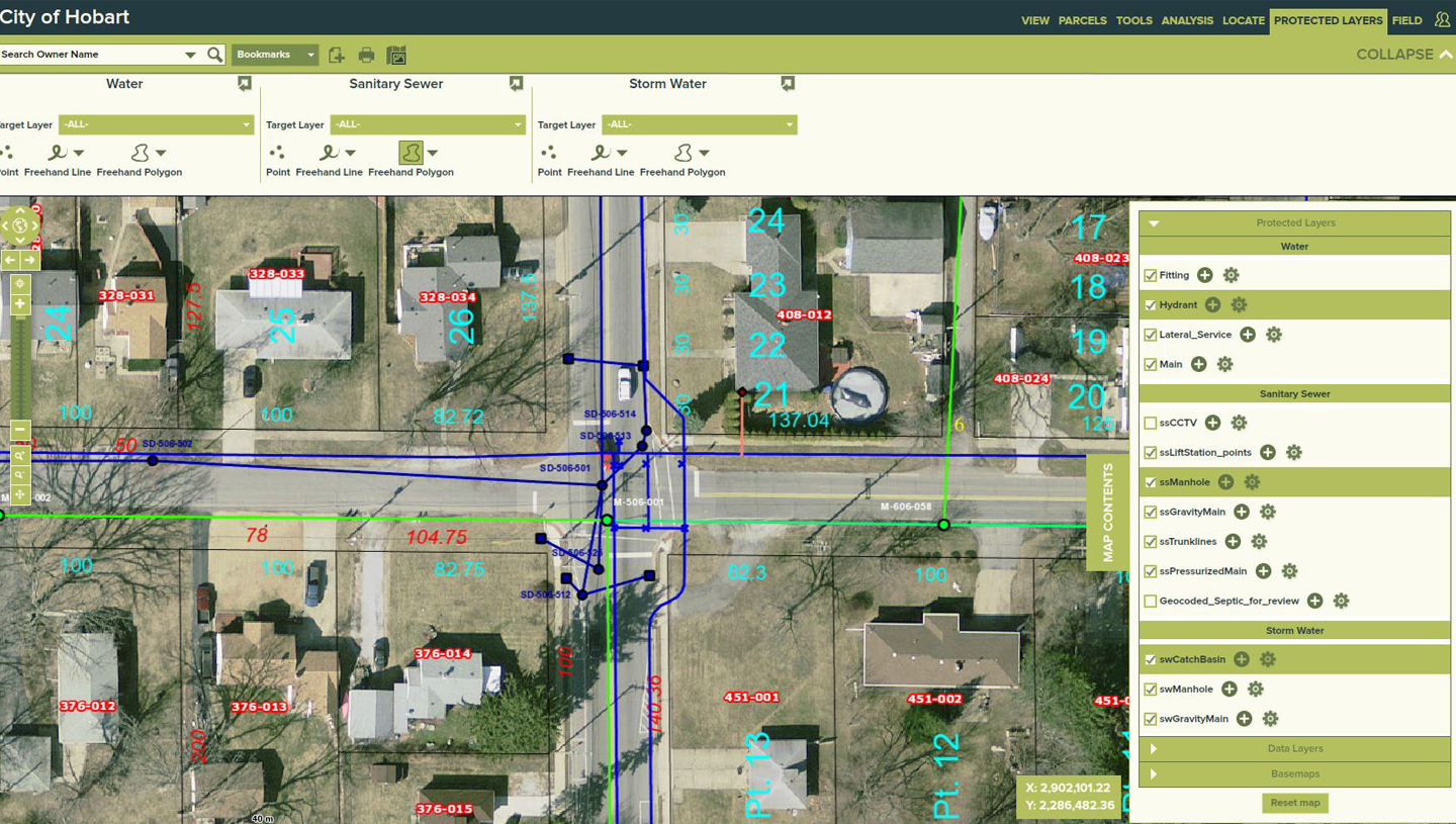 Hobart Sanitary District GIS Technical Services