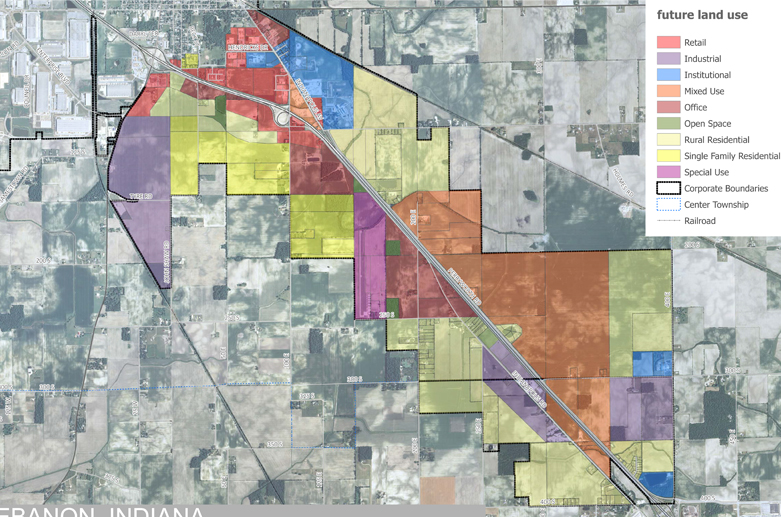 Lebanon Indiana Zoning Map Urban Planning Services | City Of Lebanon Comprehensive Plan Update