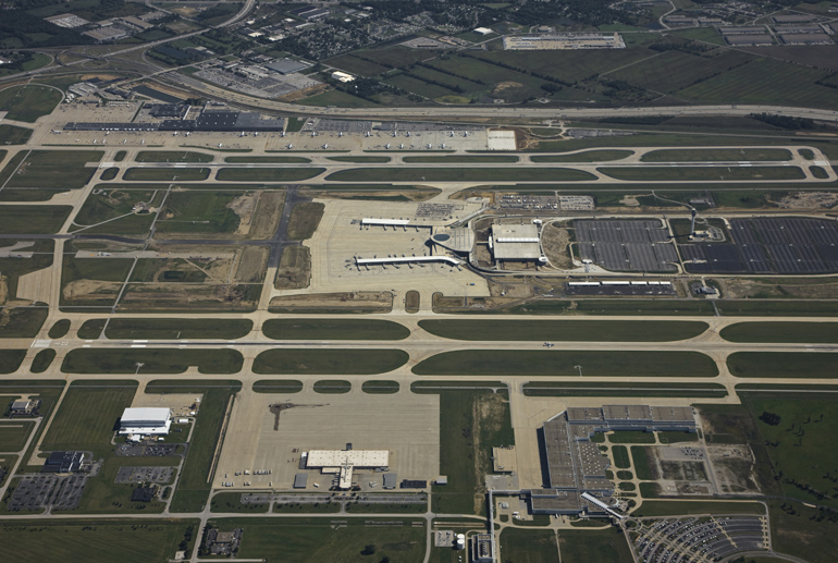 Indianapolis International Airport Midfield Terminal Roads and Bridges